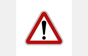 Annulation des entraînements – mercredi 7 janvier