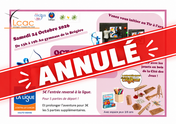 🚨 ANNULATION – JOURNÉE OCTOBRE ROSE DU 24 OCTOBRE 🎀