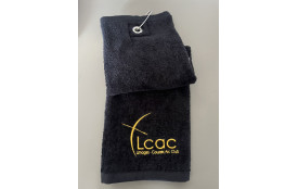 Serviette type golf avec anneaux 40x50cm