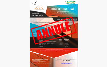 Annulation du concours et du Tir du Roy