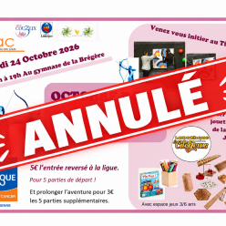 🚨 ANNULATION – JOURNÉE OCTOBRE ROSE DU 24 OCTOBRE 🎀